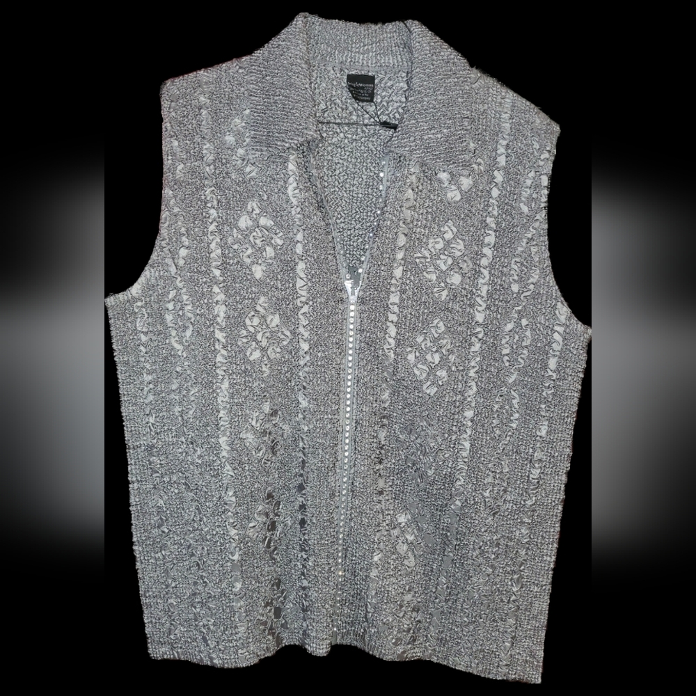 Diamond Zipper Vest